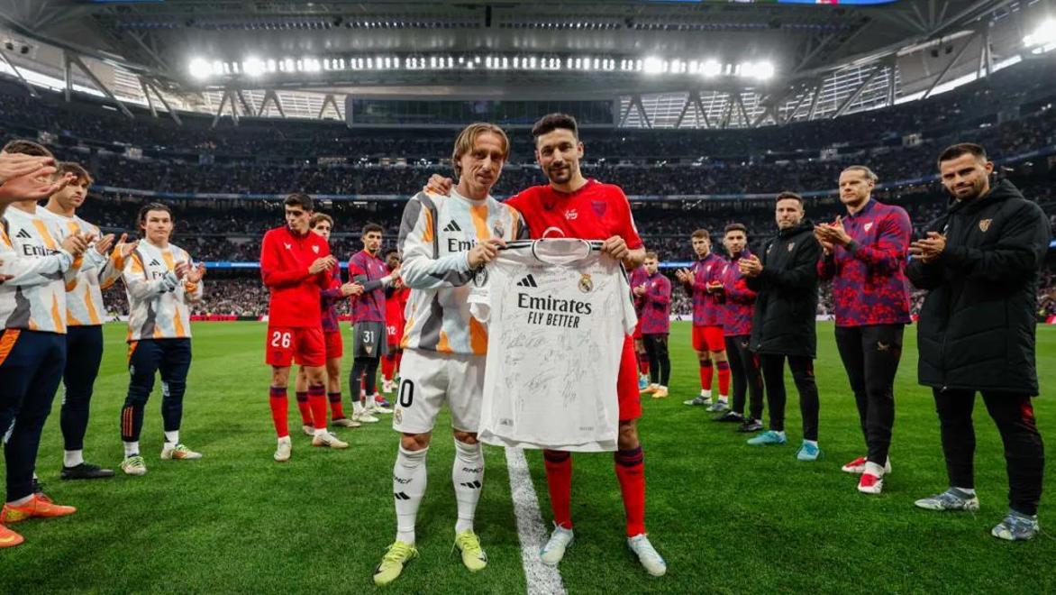 里昂完胜塞维利亚，莫德里奇关键制胜的简单介绍